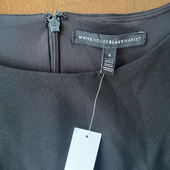 NWT Gorgeous Black Dress, size 4, from White House Black Market. - Picture 5 of 13